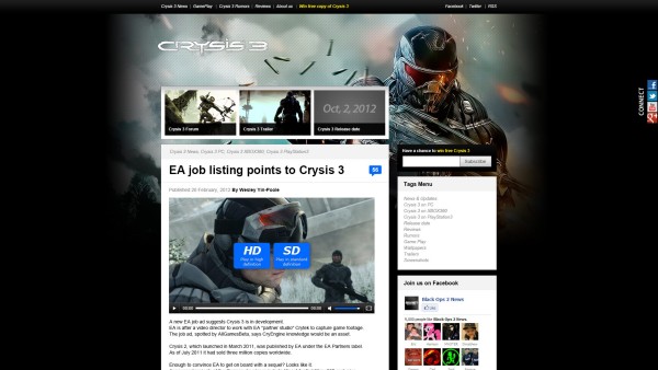 Crysis 3 Game
