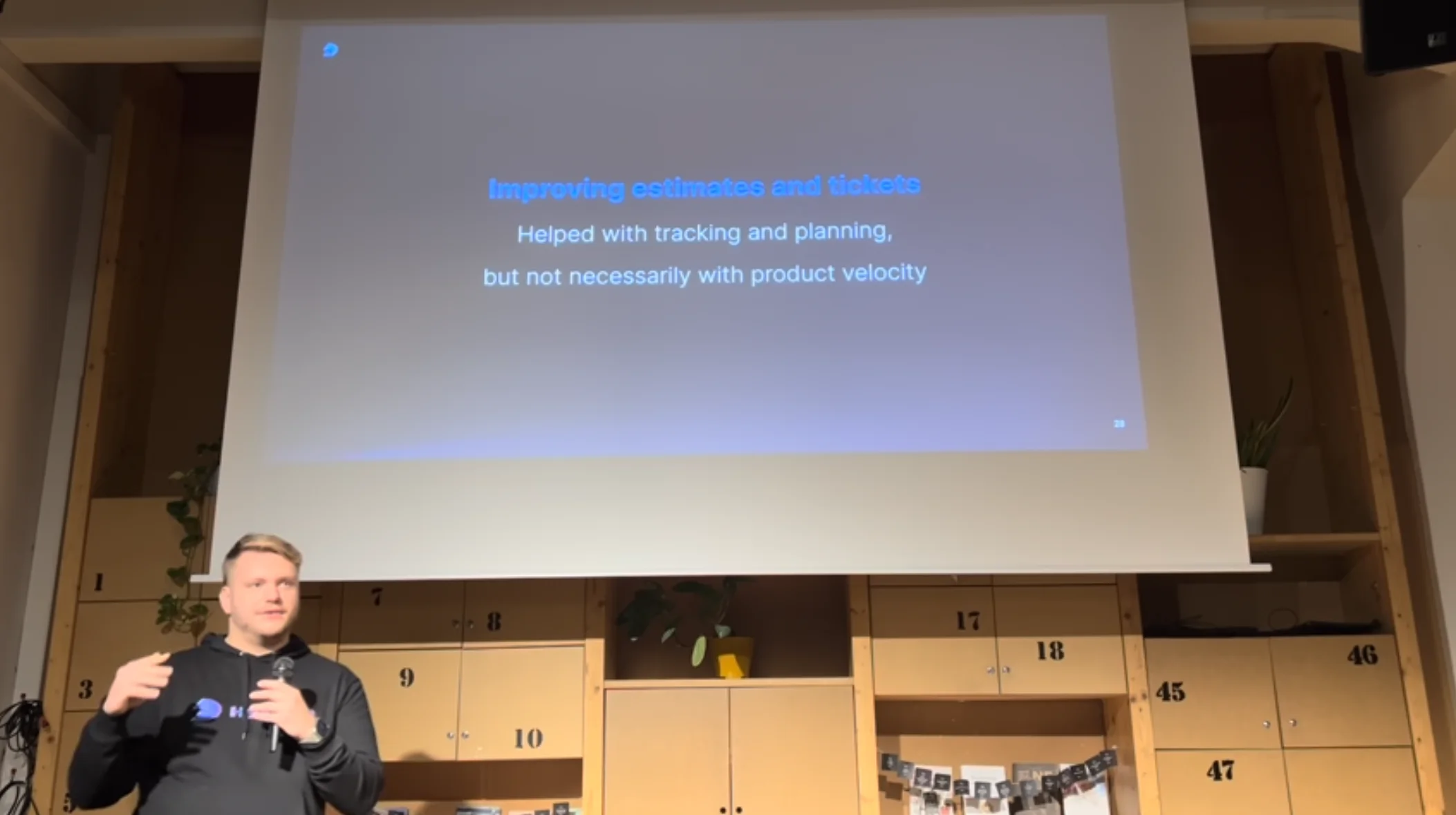 Presenting at Tech Fellows: Engineering metrics and delivering features while having fun